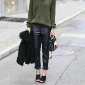 Vintage Danier Leather Pants High Waisted